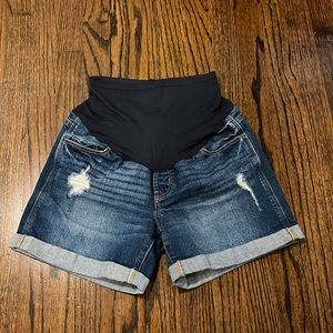 Old Navy maternity denim shorts
